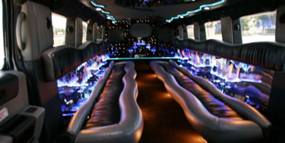 White Hummer Interior