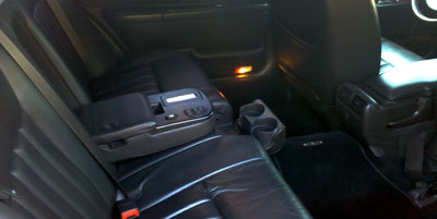 Executive Lincoln 'L' Limousine Interior